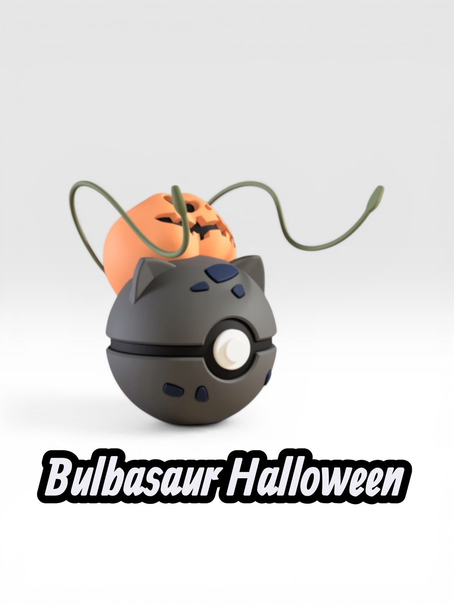 Bulbasaur Halloween Edition Custom Ball | High Quality 3D Printed in the UK