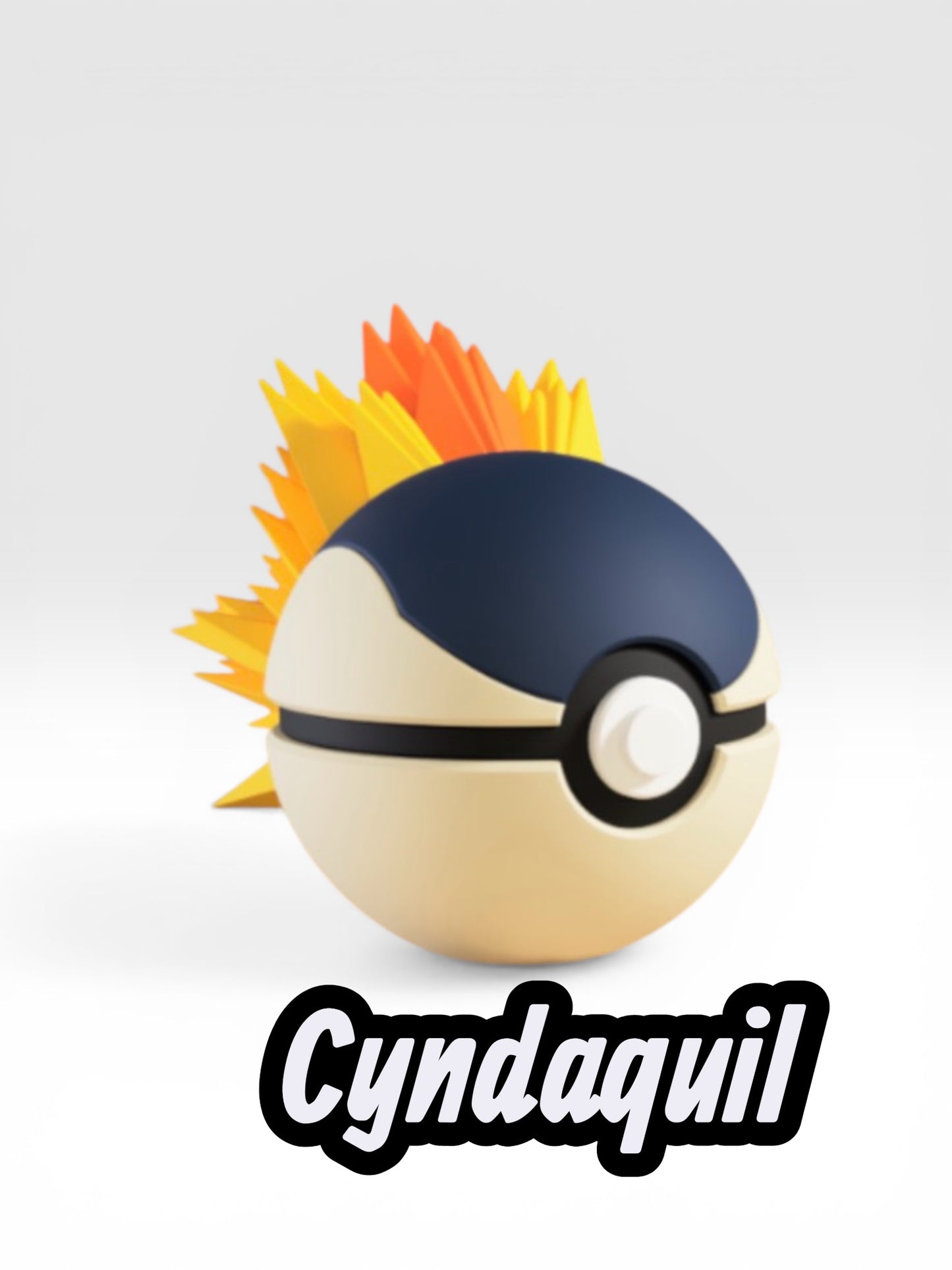 Cyndaquil Custom Ball | High Quality 3D Printed in the UK