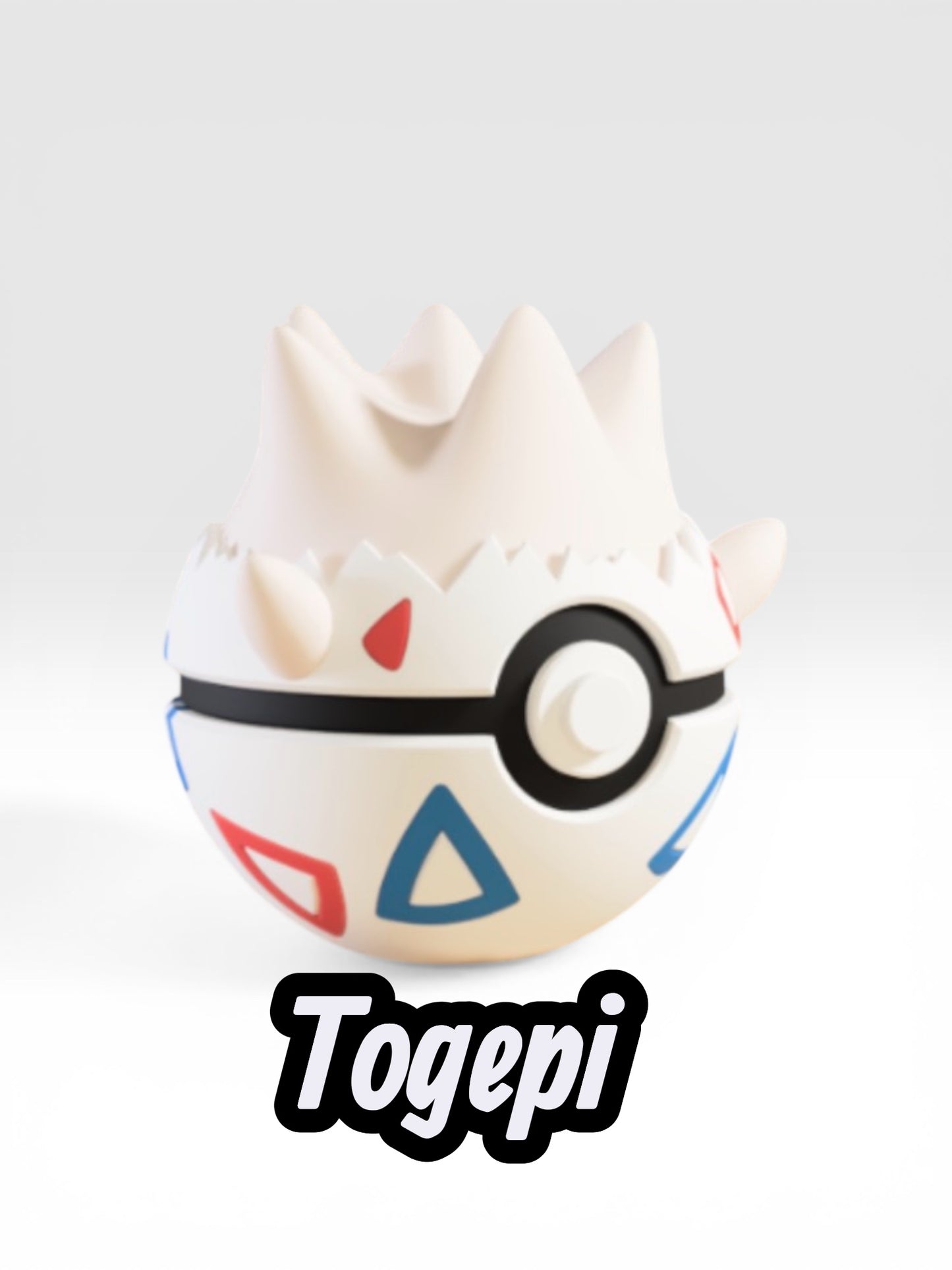 Togepi Custom Ball | High Quality 3D Printed in the UK