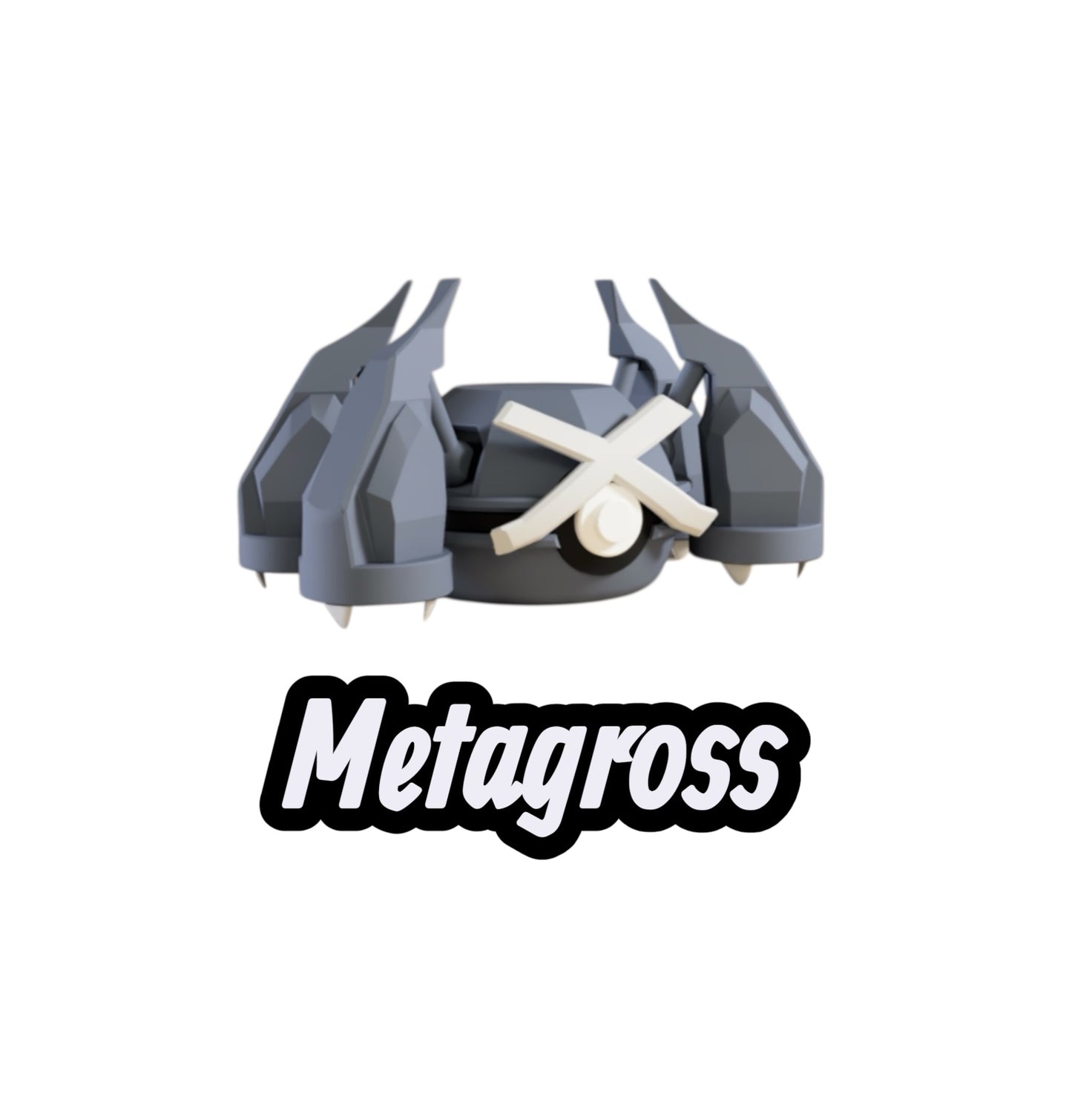 Metagross Custom Ball | High Quality 3D Printed in the UK