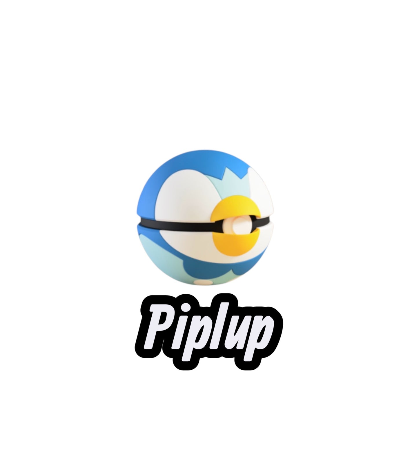 Piplup Custom Ball | High Quality 3D Printed in the UK