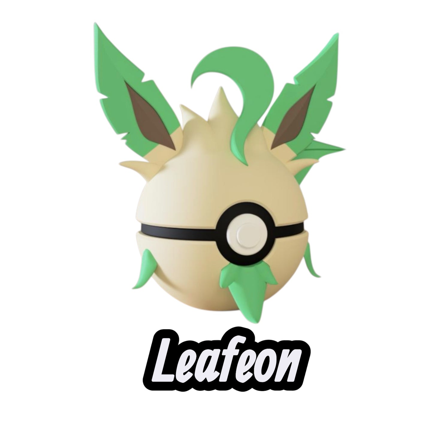 Leafeon Custom Ball | High Quality 3D Printed in the UK