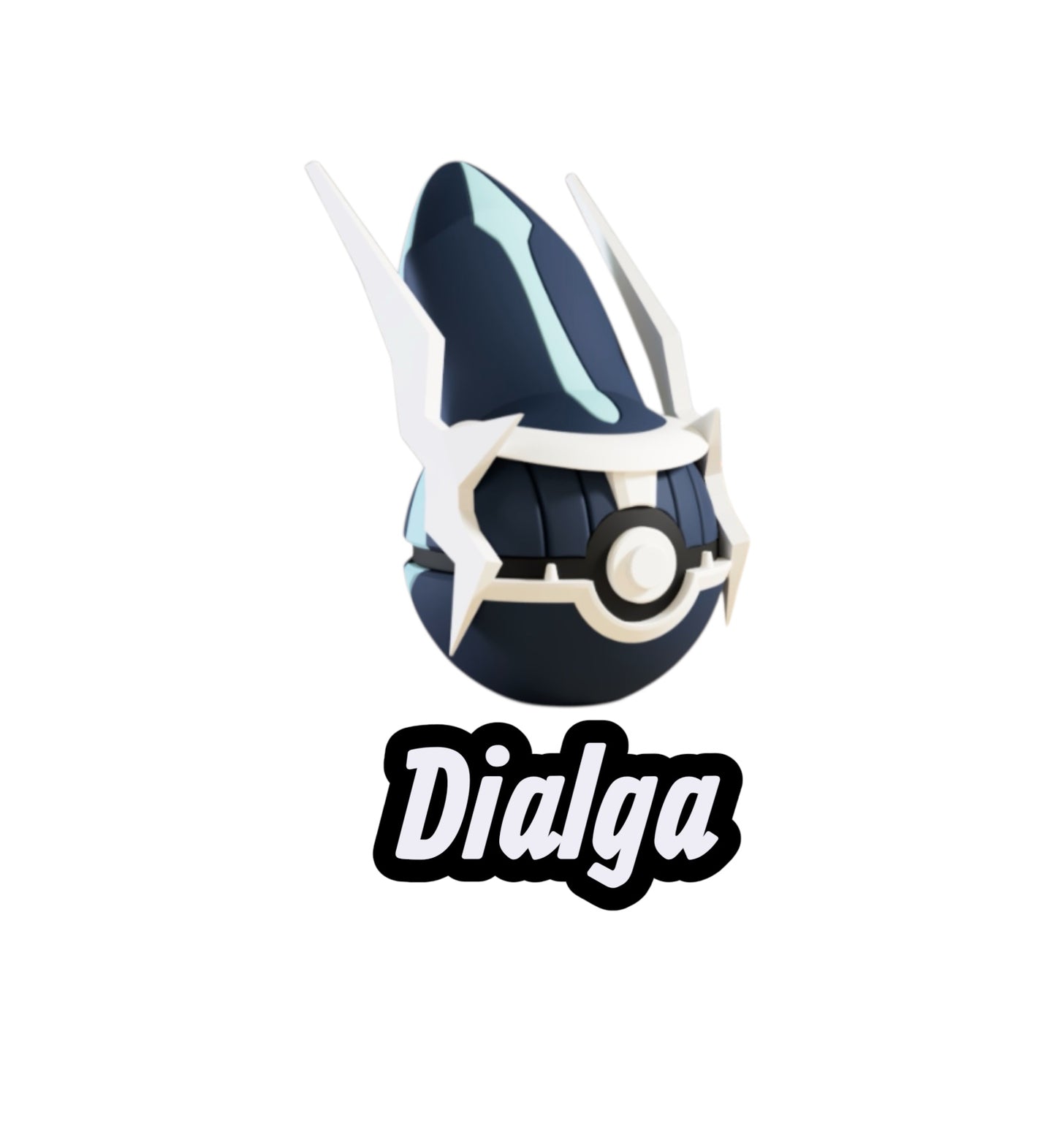 Dialga Custom Ball | High Quality 3D Printed in the UK