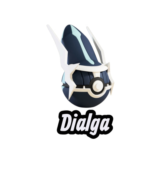 Dialga Custom Ball | High Quality 3D Printed in the UK