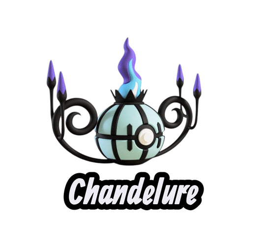 Chandelure Custom Ball | High Quality 3D Printed in the UK