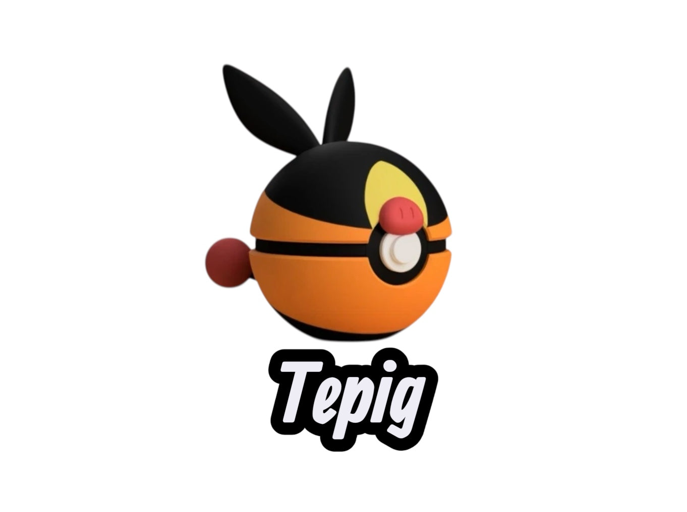 Tepig Custom Ball | High Quality 3D Printed in the UK
