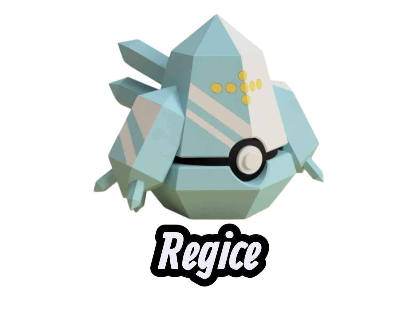Regice Custom Ball | High Quality 3D Printed in the UK