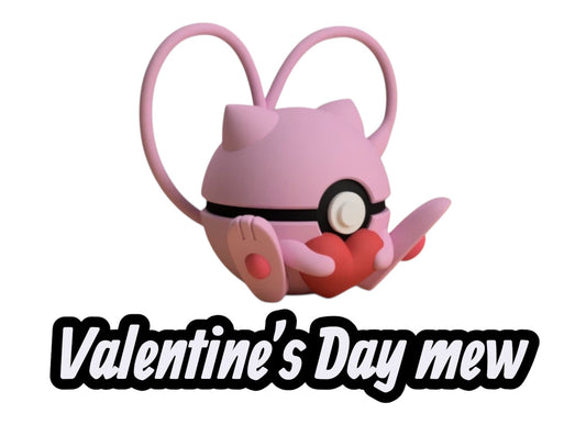 Mew Valentines Edition Custom Ball | High Quality 3D Printed in the UK
