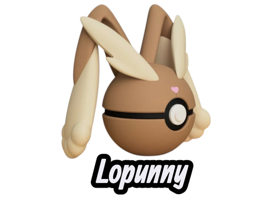 Lopunny Custom Ball | High Quality 3D Printed in the UK