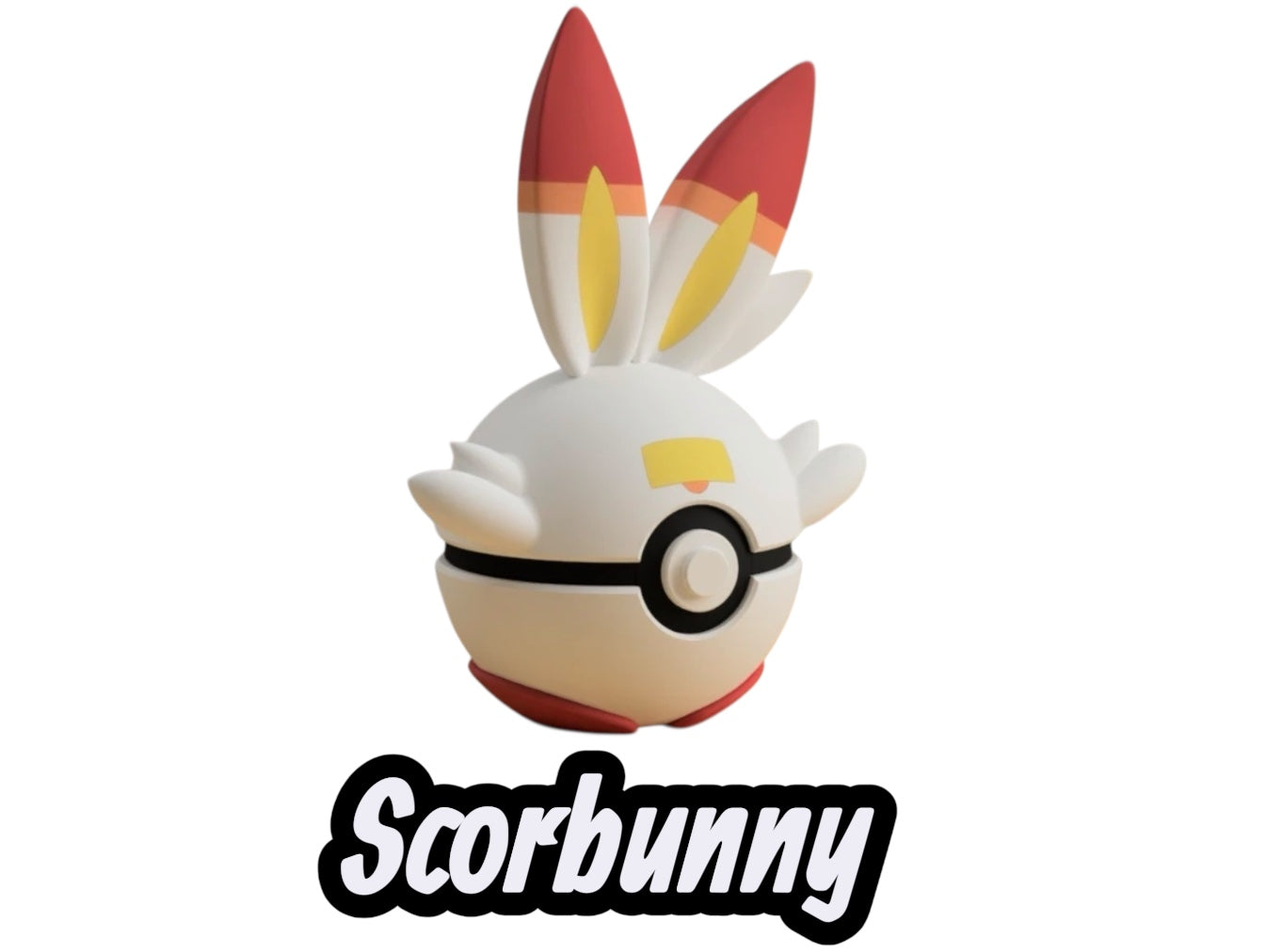 Scorbunny Custom Ball | High Quality 3D Printed in the UK